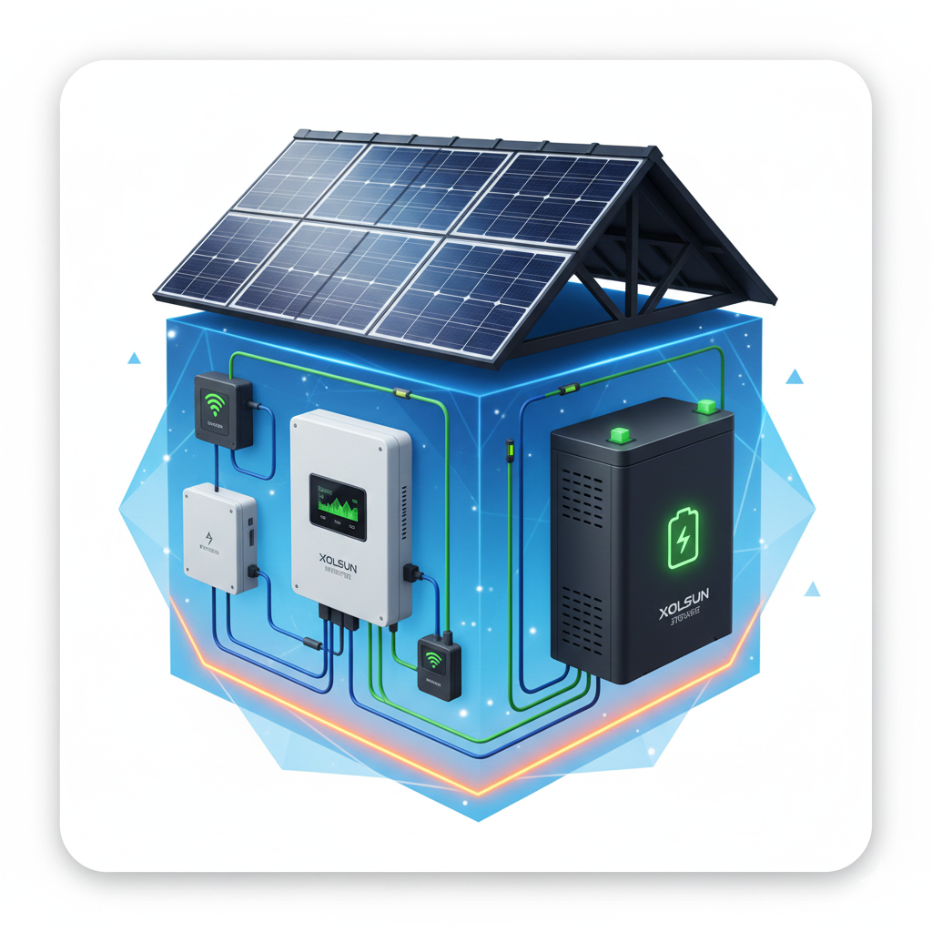 Complete solar power system components